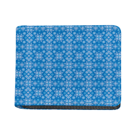 Christmas Nordic Knitted Pattern Print Bifold Wallet