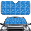 Christmas Nordic Knitted Pattern Print Car Windshield Sun Shade