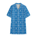 Christmas Nordic Knitted Pattern Print Cotton Hawaiian Shirt