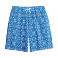 Christmas Nordic Knitted Pattern Print Cotton Shorts