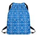 Christmas Nordic Knitted Pattern Print Drawstring Backpack