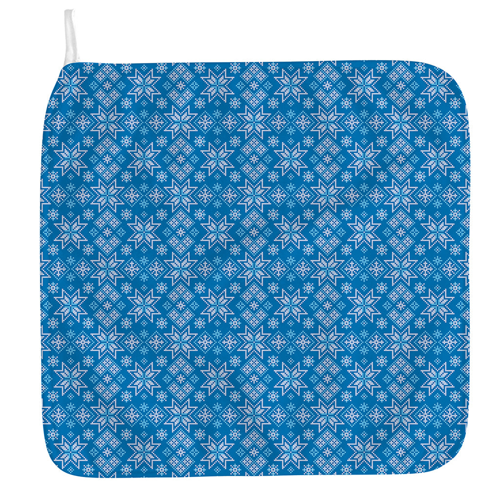 Christmas Nordic Knitted Pattern Print Hand Towel