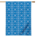 Christmas Nordic Knitted Pattern Print House Flag
