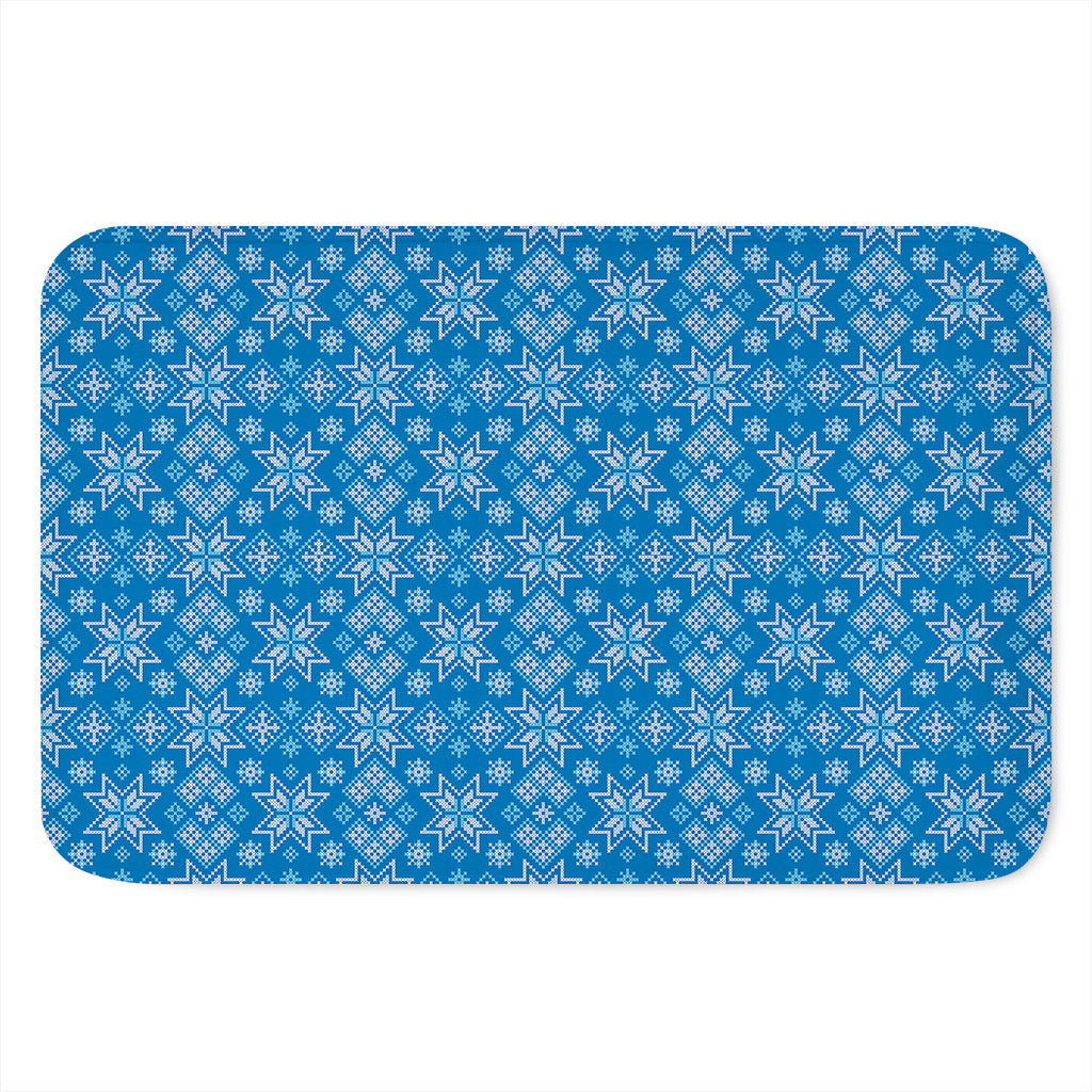 Christmas Nordic Knitted Pattern Print Indoor Door Mat