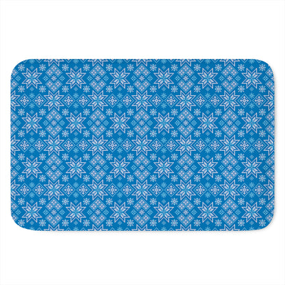 Christmas Nordic Knitted Pattern Print Indoor Door Mat