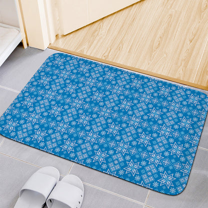 Christmas Nordic Knitted Pattern Print Indoor Door Mat