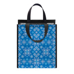 Christmas Nordic Knitted Pattern Print Insulated Lunch Tote