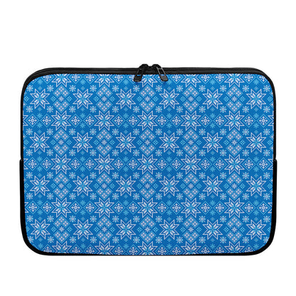 Christmas Nordic Knitted Pattern Print Laptop Sleeve