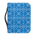 Christmas Nordic Knitted Pattern Print Leather Bible Cover
