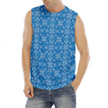 Christmas Nordic Knitted Pattern Print Men's Fitness Tank Top