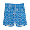 Christmas Nordic Knitted Pattern Print Men's Athletic Shorts