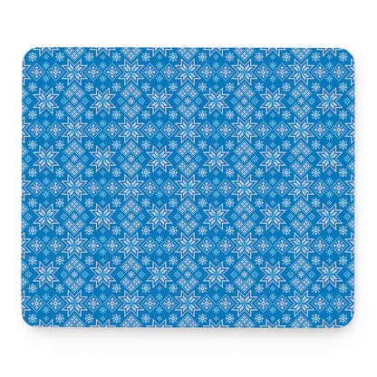 Christmas Nordic Knitted Pattern Print Mouse Pad