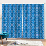 Christmas Nordic Knitted Pattern Print Pencil Pleat Curtains