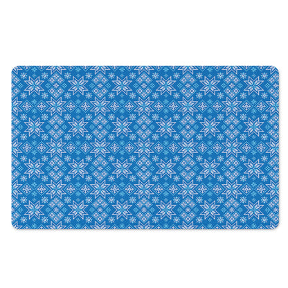 Christmas Nordic Knitted Pattern Print Polyester Doormat