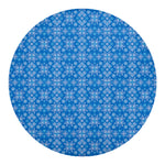 Christmas Nordic Knitted Pattern Print Round Blanket