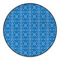 Christmas Nordic Knitted Pattern Print Round Floor Mat