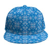 Christmas Nordic Knitted Pattern Print Snapback Cap