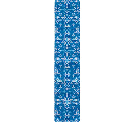 Christmas Nordic Knitted Pattern Print Table Runner