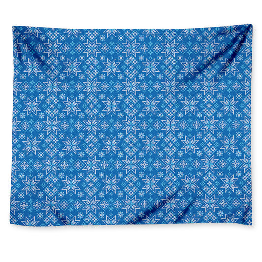 Christmas Nordic Knitted Pattern Print Tapestry