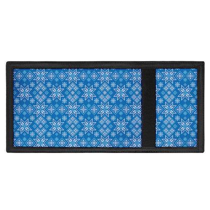 Christmas Nordic Knitted Pattern Print Trifold Wallet