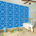 Christmas Nordic Knitted Pattern Print Wall Sticker