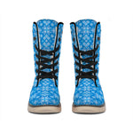 Christmas Nordic Knitted Pattern Print Winter Boots