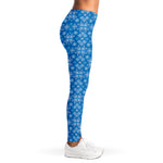 Christmas Nordic Knitted Pattern Print Women's Leggings