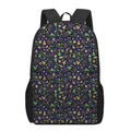 Christmas Party Elements Pattern Print 17 Inch Backpack