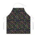 Christmas Party Elements Pattern Print Adjustable Apron