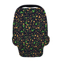 Christmas Party Elements Pattern Print Baby Seat Cover