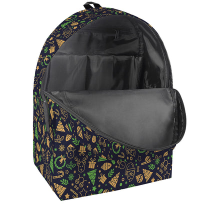 Christmas Party Elements Pattern Print Backpack