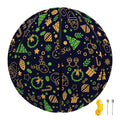 Christmas Party Elements Pattern Print Basketball