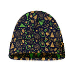 Christmas Party Elements Pattern Print Beanie