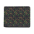 Christmas Party Elements Pattern Print Bifold Wallet