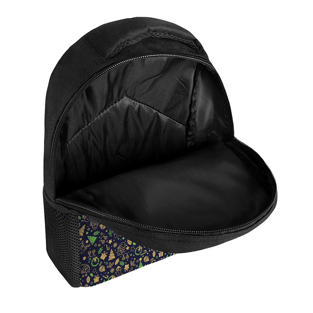 Christmas Party Elements Pattern Print Casual Backpack