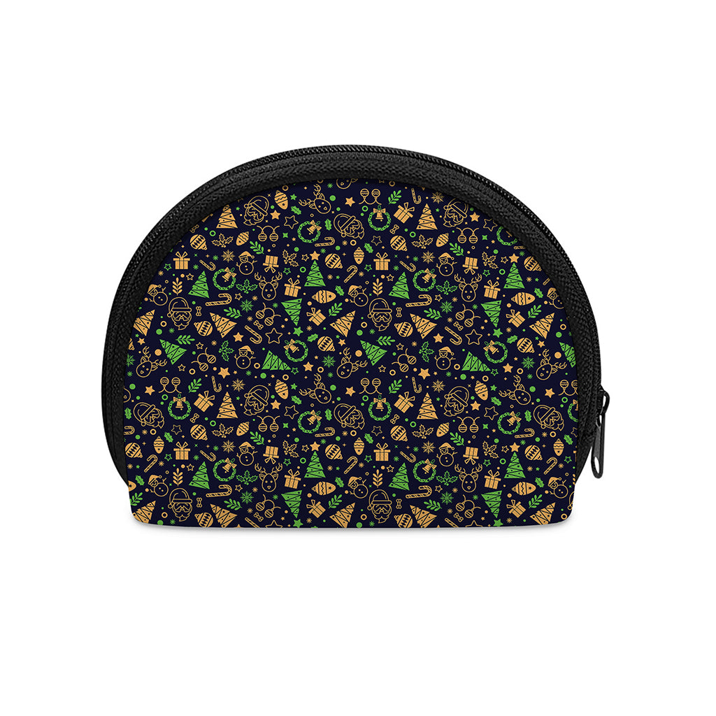 Christmas Party Elements Pattern Print Coin Purse