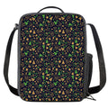 Christmas Party Elements Pattern Print Crossbody Lunch Bag