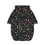 Christmas Party Elements Pattern Print Dog Zip Up Hoodie