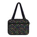 Christmas Party Elements Pattern Print Double Strap Bible Bag