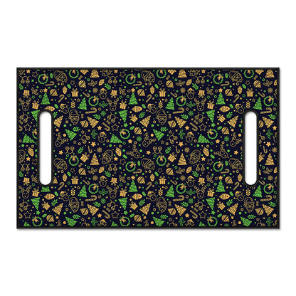 Christmas Party Elements Pattern Print Golf Cart Seat Cover