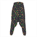 Christmas Party Elements Pattern Print Hammer Pants