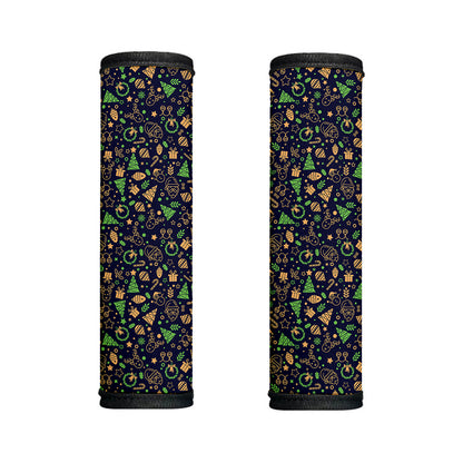 Christmas Party Elements Pattern Print Handle Covers