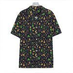 Christmas Party Elements Pattern Print Hawaiian Shirt