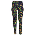 Christmas Party Elements Pattern Print High-Waisted Pocket Leggings