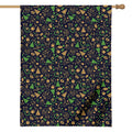 Christmas Party Elements Pattern Print House Flag