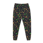 Christmas Party Elements Pattern Print Jogger Pants