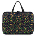 Christmas Party Elements Pattern Print Laptop Sleeve With Handle