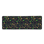 Christmas Party Elements Pattern Print Long Kitchen Mat
