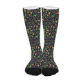 Christmas Party Elements Pattern Print Long Socks