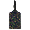 Christmas Party Elements Pattern Print Luggage Tag